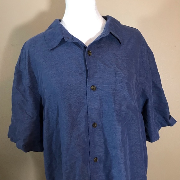 Jack O'Neill Collection Men's Short Sleeve blue Shirt Size L - Picture 5 of 9